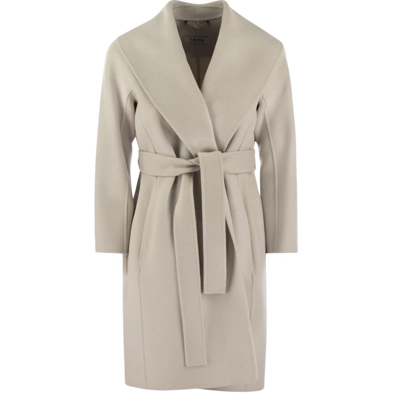 'S MAX MARA Belted Long-Sleeved Coat