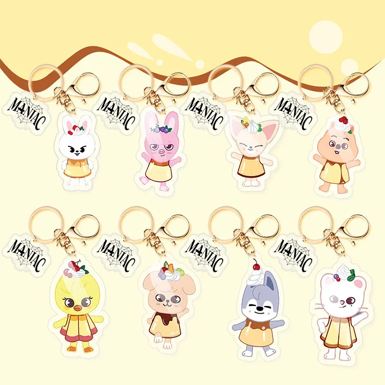 Stray Kids SKZOO 2023 World Tour "MANIAC" ENCORE Cute Keychain