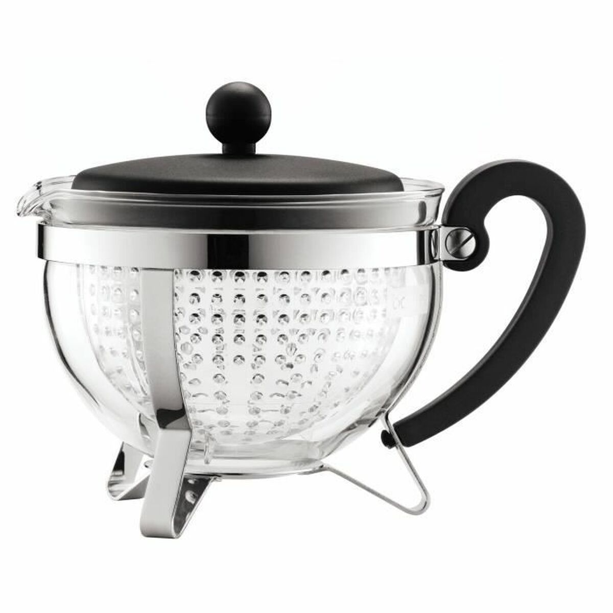 Teapot Bodum Black Plastic 1 L