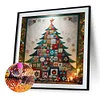 Diamond Painting-DIY Full Round Drill ChristmasTree(50*50CM)