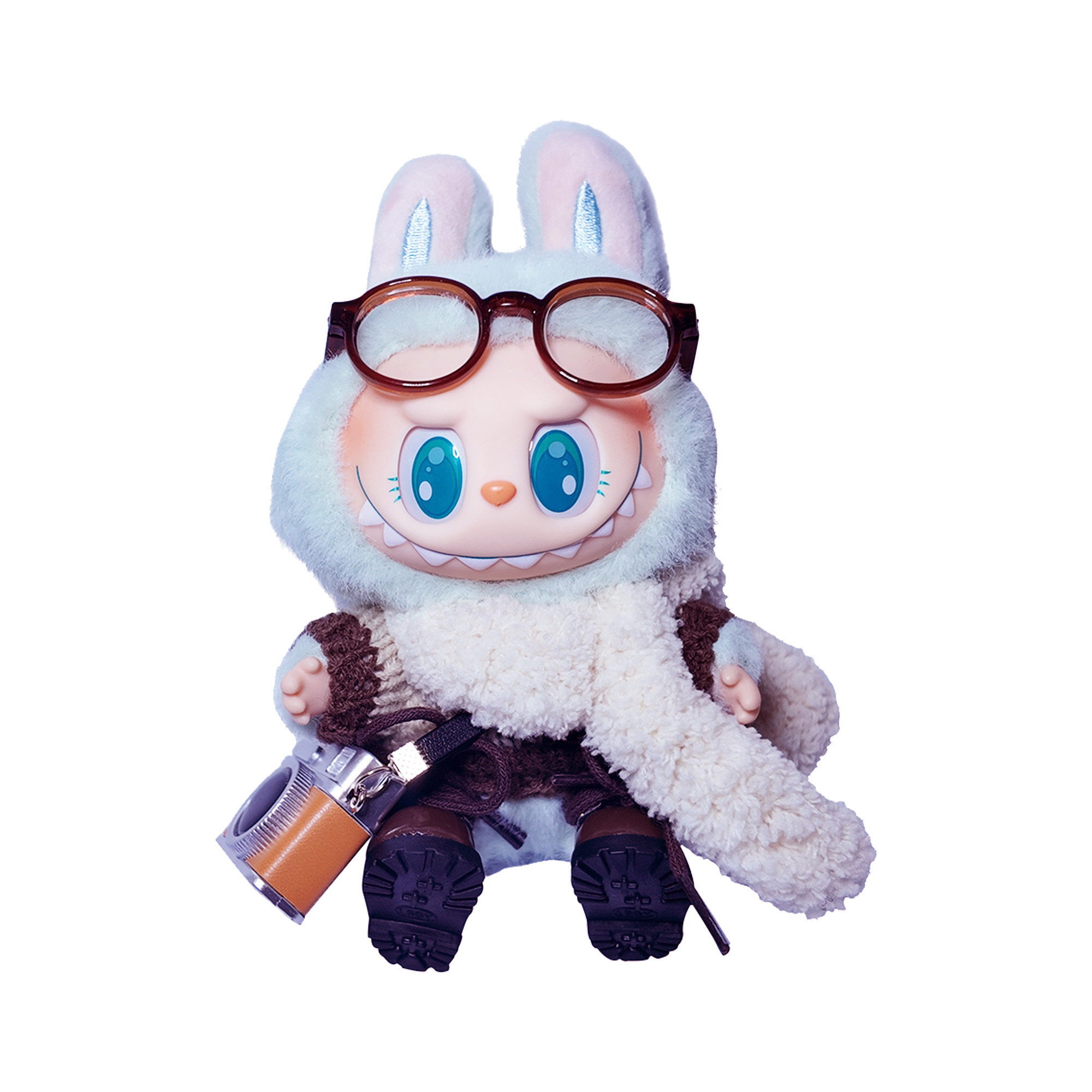 [Custom Trendy Toy Non Official]   Sitting Party Collection, Vinyl 2.0 Confused Confirmed 80s, Cute Blister Packs 15cm