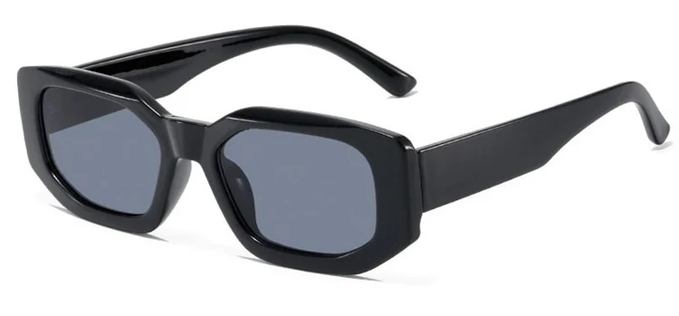 Vintage Rectangle Sunglasses Small Frame Candy Colors Brand Square Sun Glasses Womans Black Shades Oculos De Sol UV400