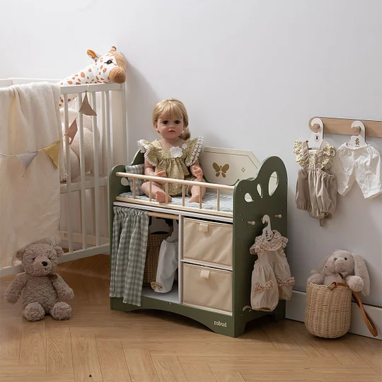 ROBUD Doll Bed Furniture with Clothes | Robotime Online