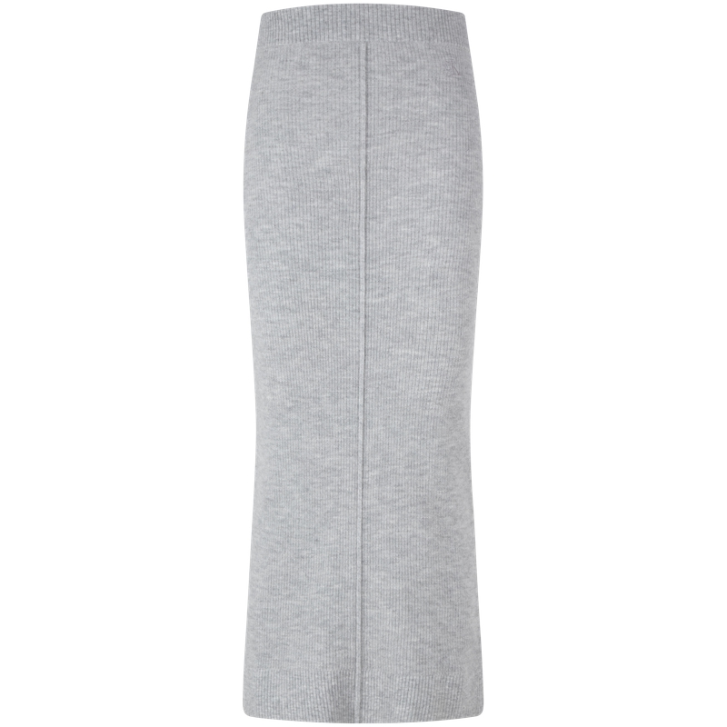 Calvin Klein Knit Long Skirts Women's P01-Pearl Gray