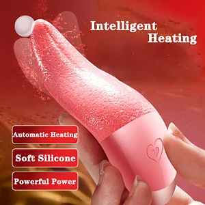 Simulated Heating Tongue Licking Vibrator