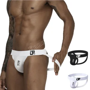 Sexy Strap Bag Cotton Mesh Men's Thong