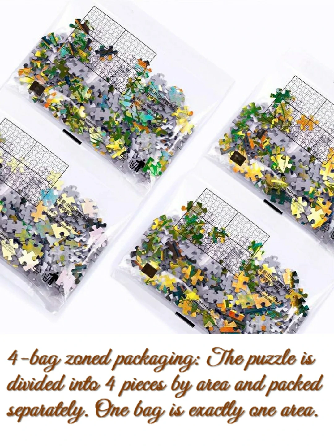 Golden Bamboo Shadow Jigsaw Puzzle