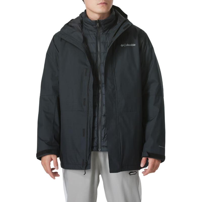 Columbia Windbreaker Jackets Men Black
