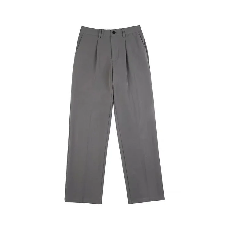 Men Suit Pants Men's Autumn and Winter Casual Formal Wear Cropped Suit Pants