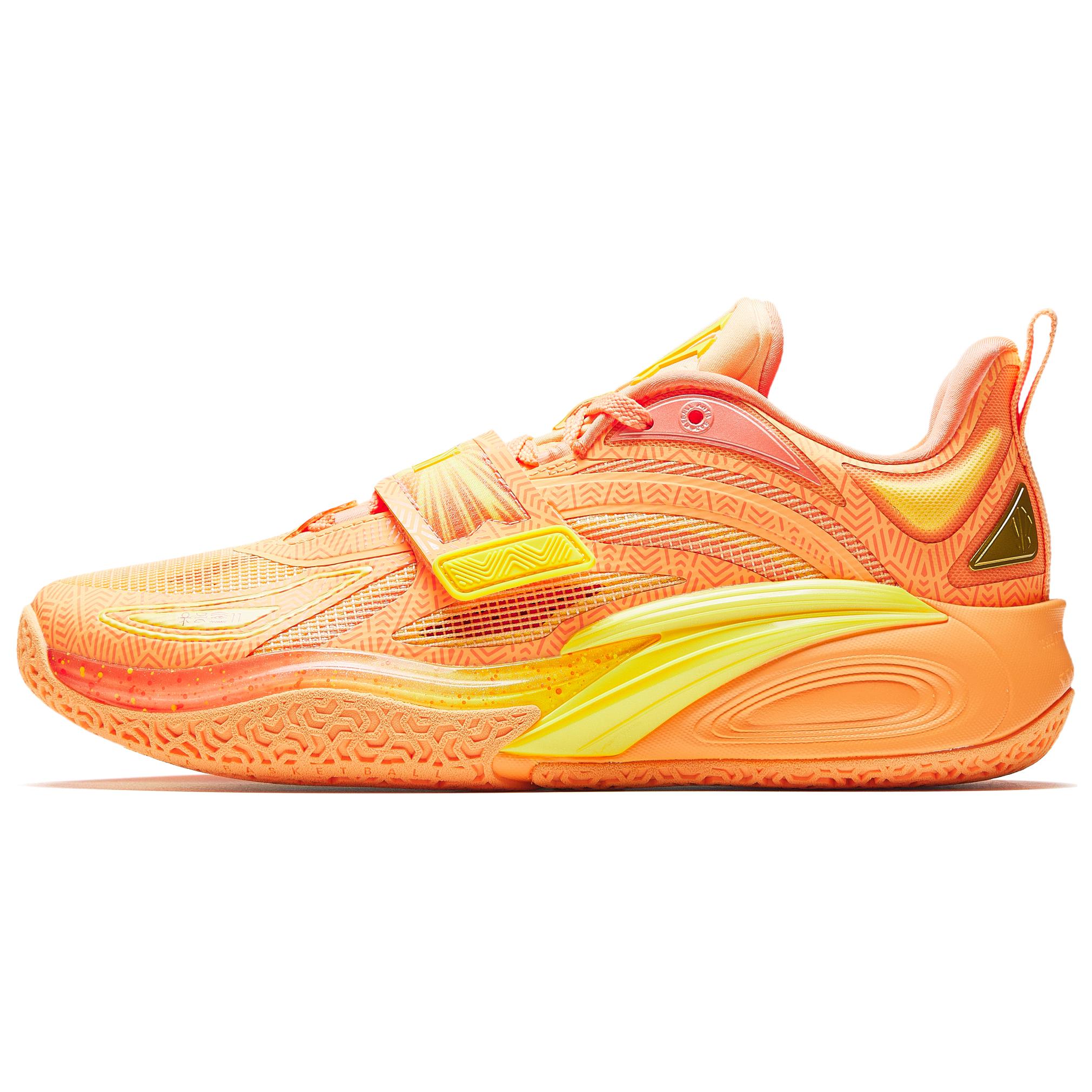 Anta KAI 1 Cushioning Wear-Resistant Low-Top Basketball Shoes Men's Orange Yellow