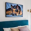 Diamond Painting -DIY Full Square Drill Lying Dog