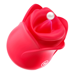 Upgraded Lip Kissing And Tongue Tapping Rose Vibrator For Women