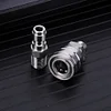 2Pcs 1/4 High Pressure Washer Quick Connector External Thread Pipe Hose Adapter