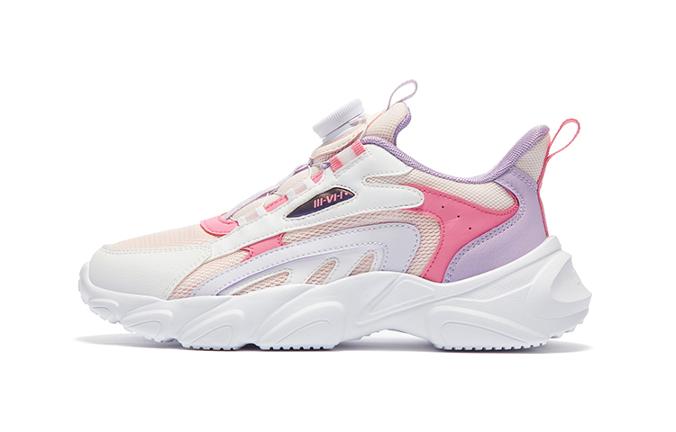 361°KIDS Breathable Kids' Casual Shoes Low-Top Pink White Kids'