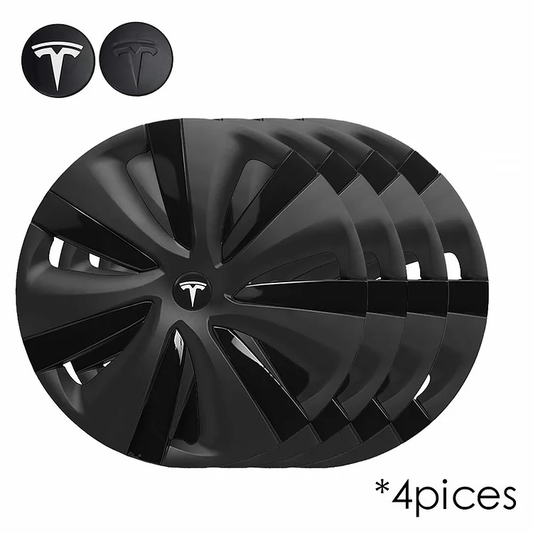Tesla Model Y Sport Hubcaps Wheel Caps Wheel Covers Double Color- TESLASY