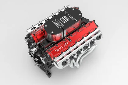 ノバロッシ社C12 エンジン パープル CHUANQI ENGINE