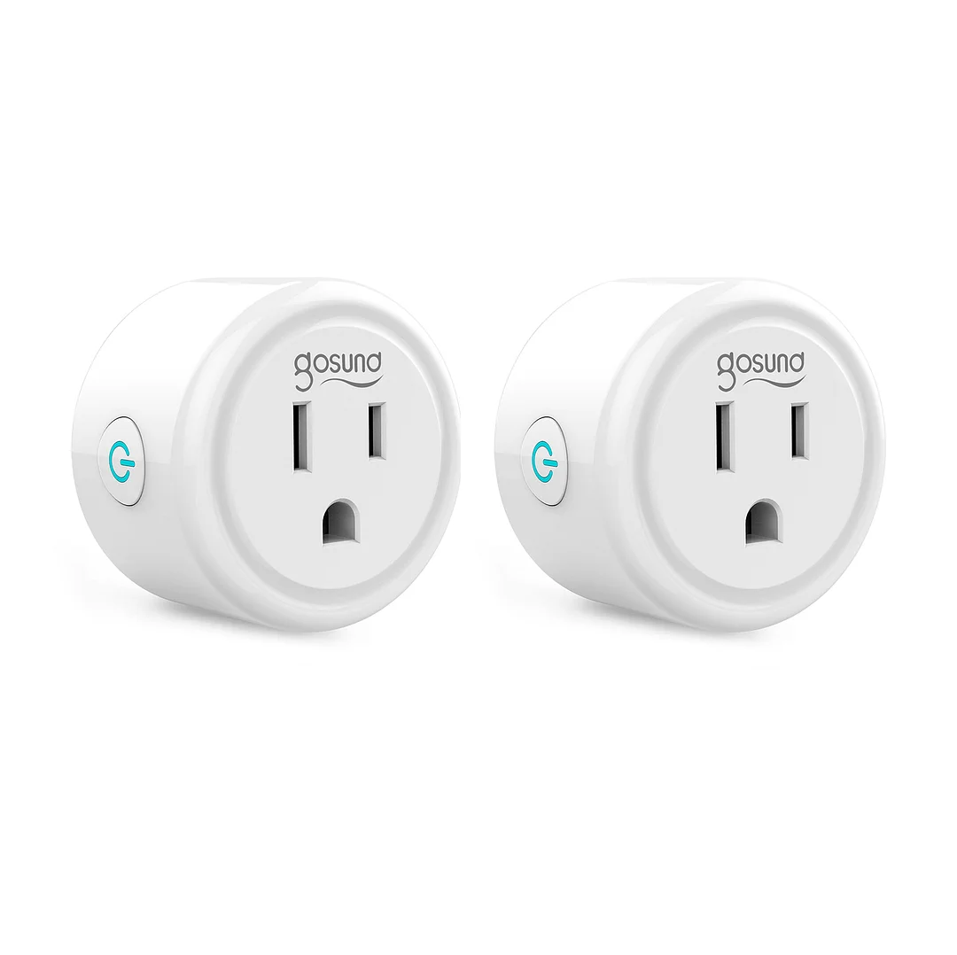 GHome Smart Smart Plug,15A Wi-Fi Plug Compatible with Alexa and Google  Home, Mini Outlet Socket Remote Control with Schedule Timer Function, Only  for