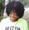 Affordable Bangs Curly  Hair Wig