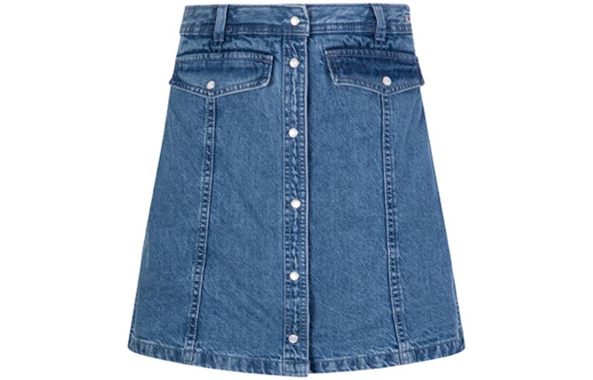 Tommy Hilfiger Denim Short Skirts Women's Blue