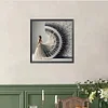 Fille De Piano-Complète Rond Diamant Peinture-40*40CM