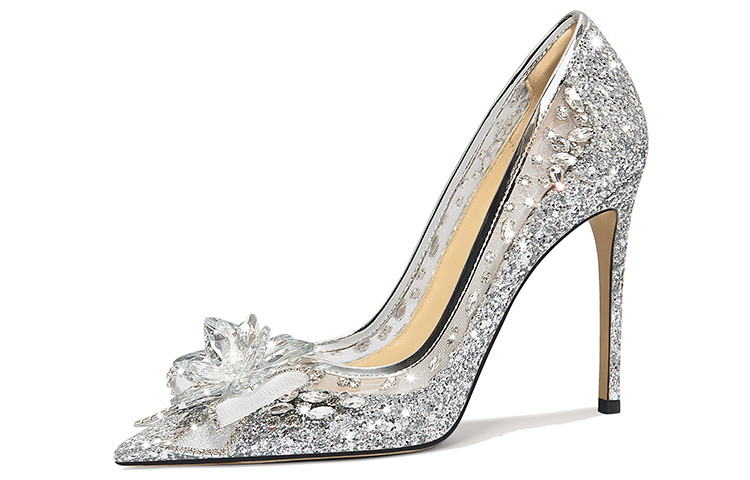 Lily Wei Romantic Galaxy High Heels Women's Silver