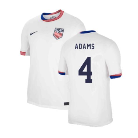 USA Tyler Adams 4 Home Shirt Kit 2024-2025