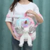 Kid Baby Girl Unicorn Bag 3D Zipper Toy Doll Backpack For Kidergarten