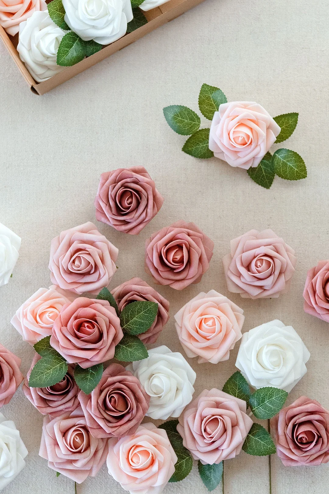 3" Foam Rose with Stem - 56 Colors