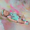 Handmade Baby Doll Girl Mae 20'' Realistic Soft Silicone Vinyl Reborn Asleep Baby Doll Set, Gift for Kids - RBBI-Myrebornbabydoll&reg; Myrebornbabydoll&reg;