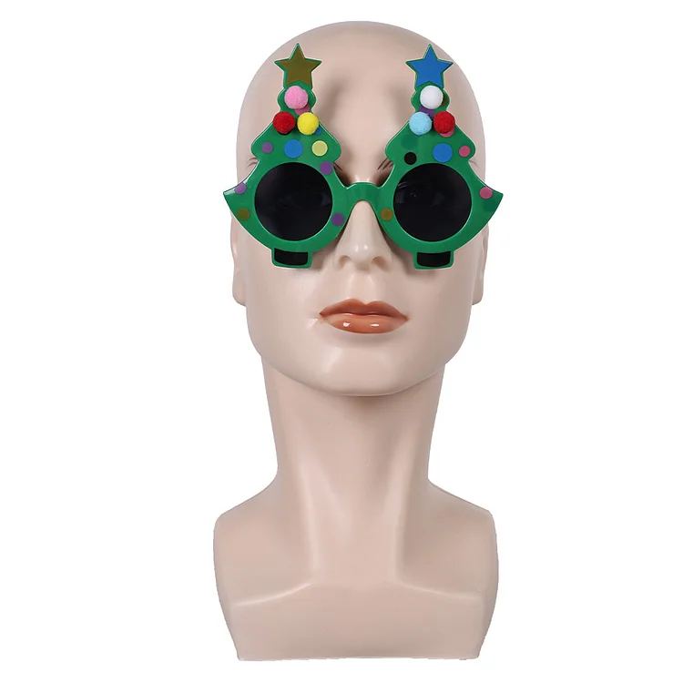 Terrifier 3 (2024) Art The Clown Santa Christmas Tree Glasses Halloween Carnival Accessories Props