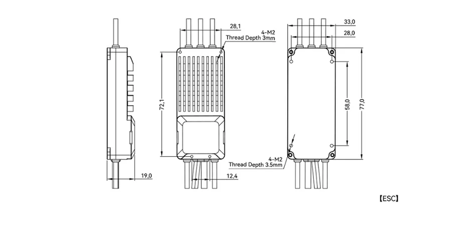 VL5009 VTOL Propulsion System Technical Drawing
