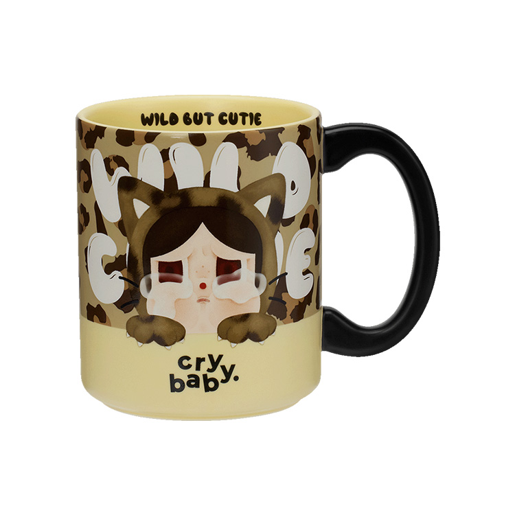POP MART Crybaby Doll CRYBABY Leopard Cat Collection Mug Trend Based Products