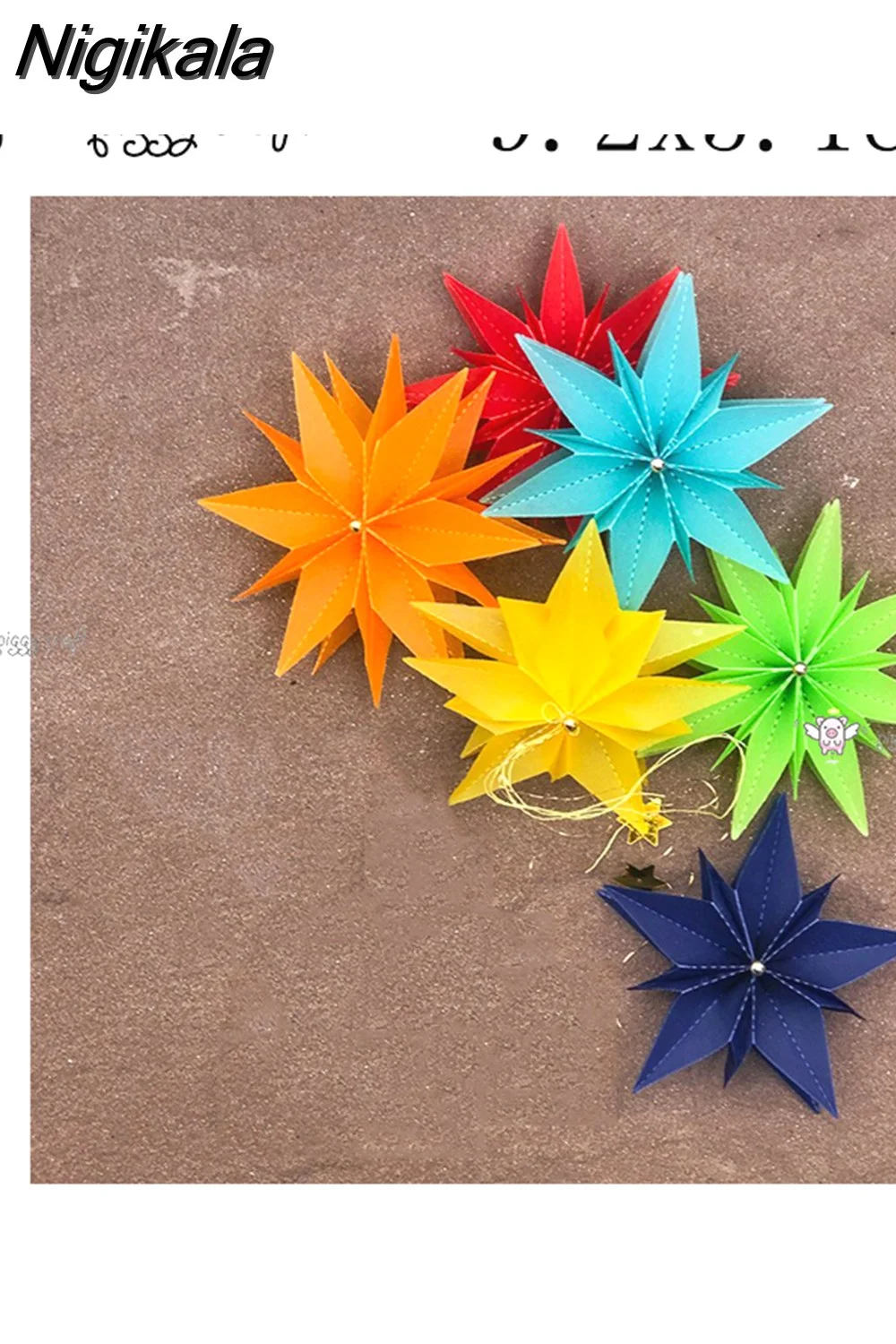 Nigikala Craft metal cutting dies cut die mold New 3D Folding flowers Scrapbook paper craft knife mould blade punch stencils dies