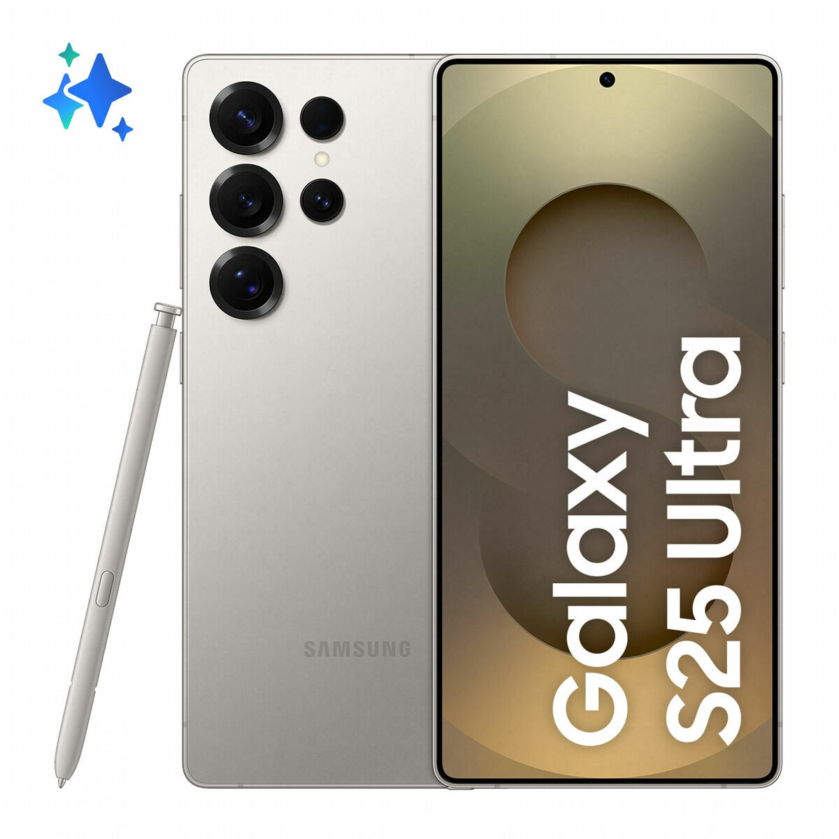 Smartphone Samsung GALAXY S25 ULTRA SM-S938BZTGEUB 12 GB RAM 512 GB Grey Titanium 6,9" Qualcomm Snapdragon 8 Elite