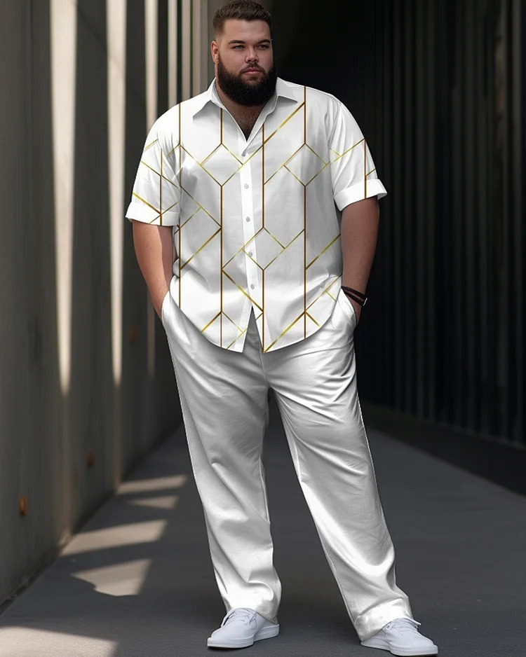big men's walking suits