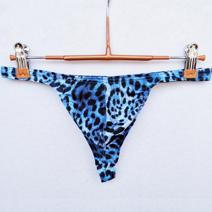 Leopard Print Men's Thong