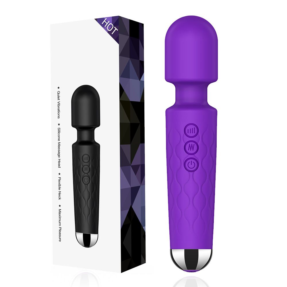 Large Size Multiple Vibration Moeds Wand Vibrator