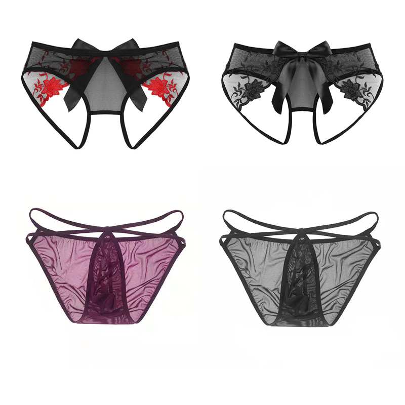 Mesh Nylon See-Through Sexy Panties