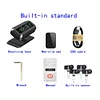 C68 USB+Solar Car Tire Pressure Monitor System with 4 External Sensors