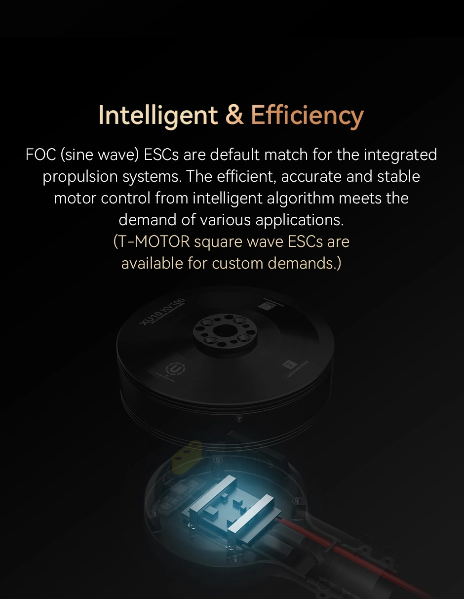 T-MOTOR XU10-X UAV propulsion system with FOC ESC