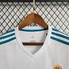 2017-2018 Retro Long Sleeve Real Madrid Home Football Shirt 1:1 Thai Quality