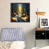 Diamond Painting -5D Full Round Drill Candlelight Forest