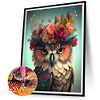 Diamond Painting -5D Full Round Drill Owl