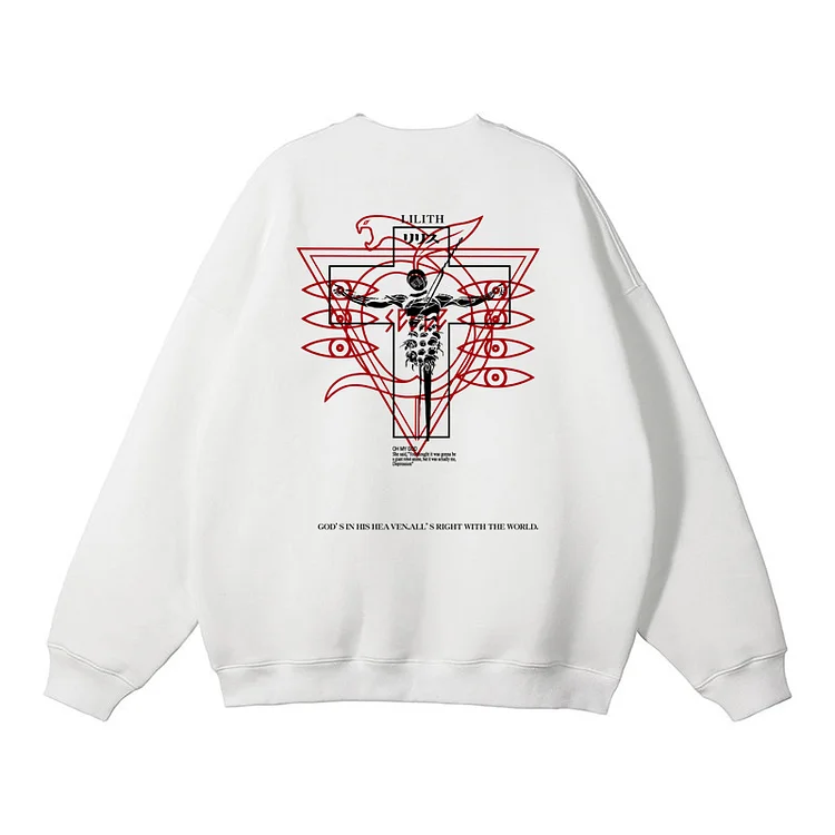 Pure Cotton Evangelion Lilith Pullover Hoodie weebmemes