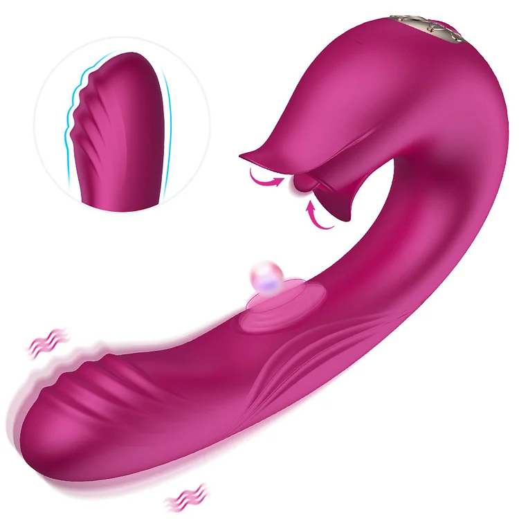 Vibrator Suck Tongue Lick Masturbator Suck Tongue Lick Intense Slap Massage Av Stick