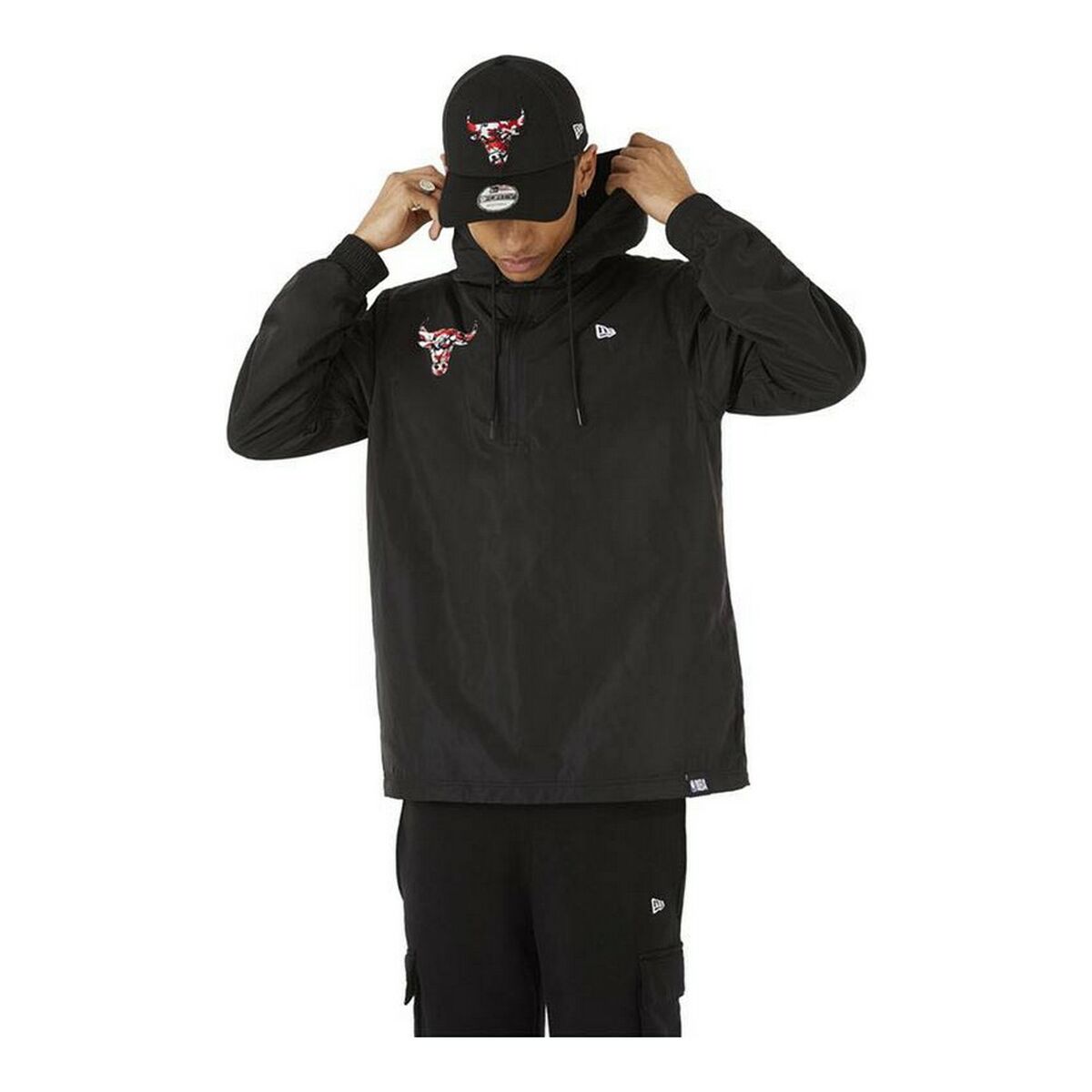 Men&rsquo;s Hoodie New Era Chicago Bulls Black
