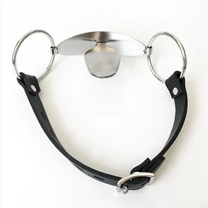 Stainless Steel Tongue Flail Mouth Gag Alternative Sex Toy For Adults