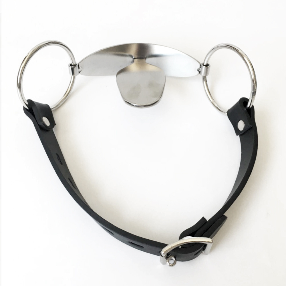 Stainless Steel Tongue Flail Mouth Gag Alternative Sex Toy For Adults
