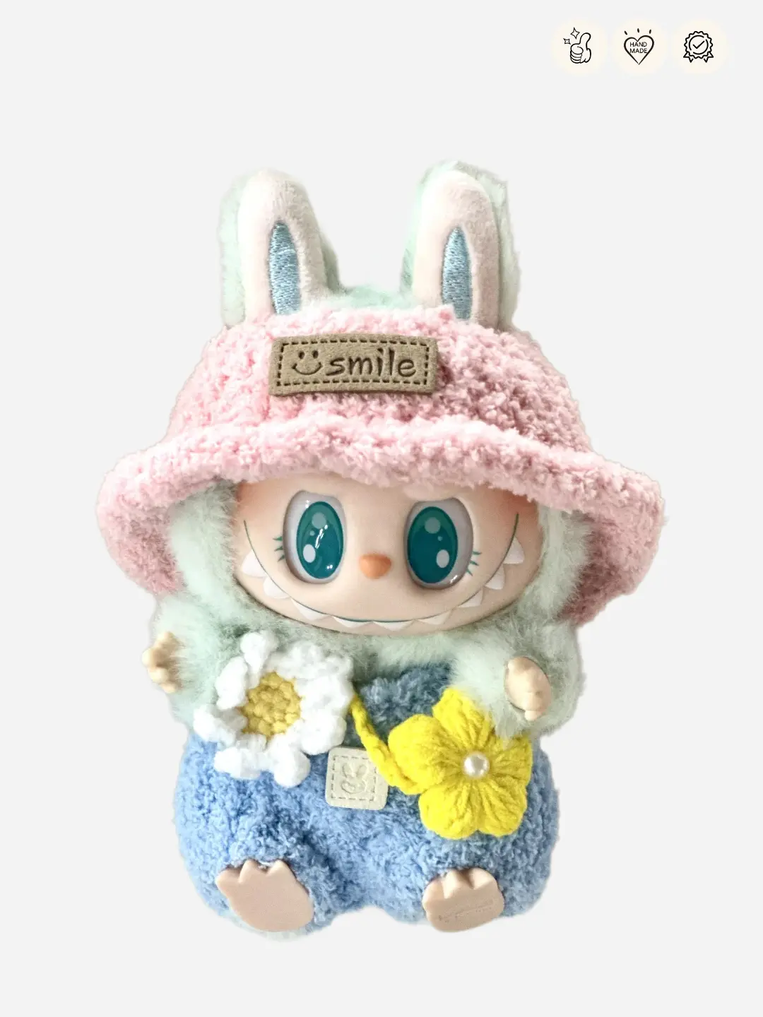 LABUBU Outfits Woollen Thread Knit Dress