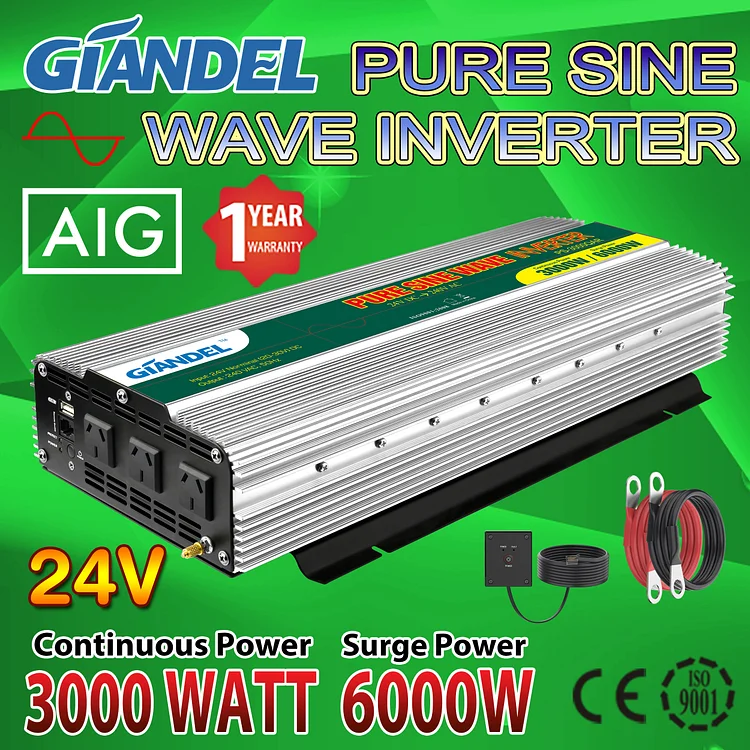 Giandel Pure Sine Wave Power Inverter Watt Dc V To Ac V